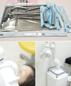 口腔外バキューム、個別の滅菌パック